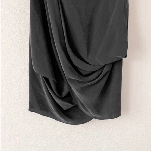 Zimmermann Draped Silk Strapless Black Dress - Picture 8 of 8